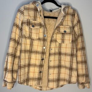 Cute Flannel Sherpa Jacket